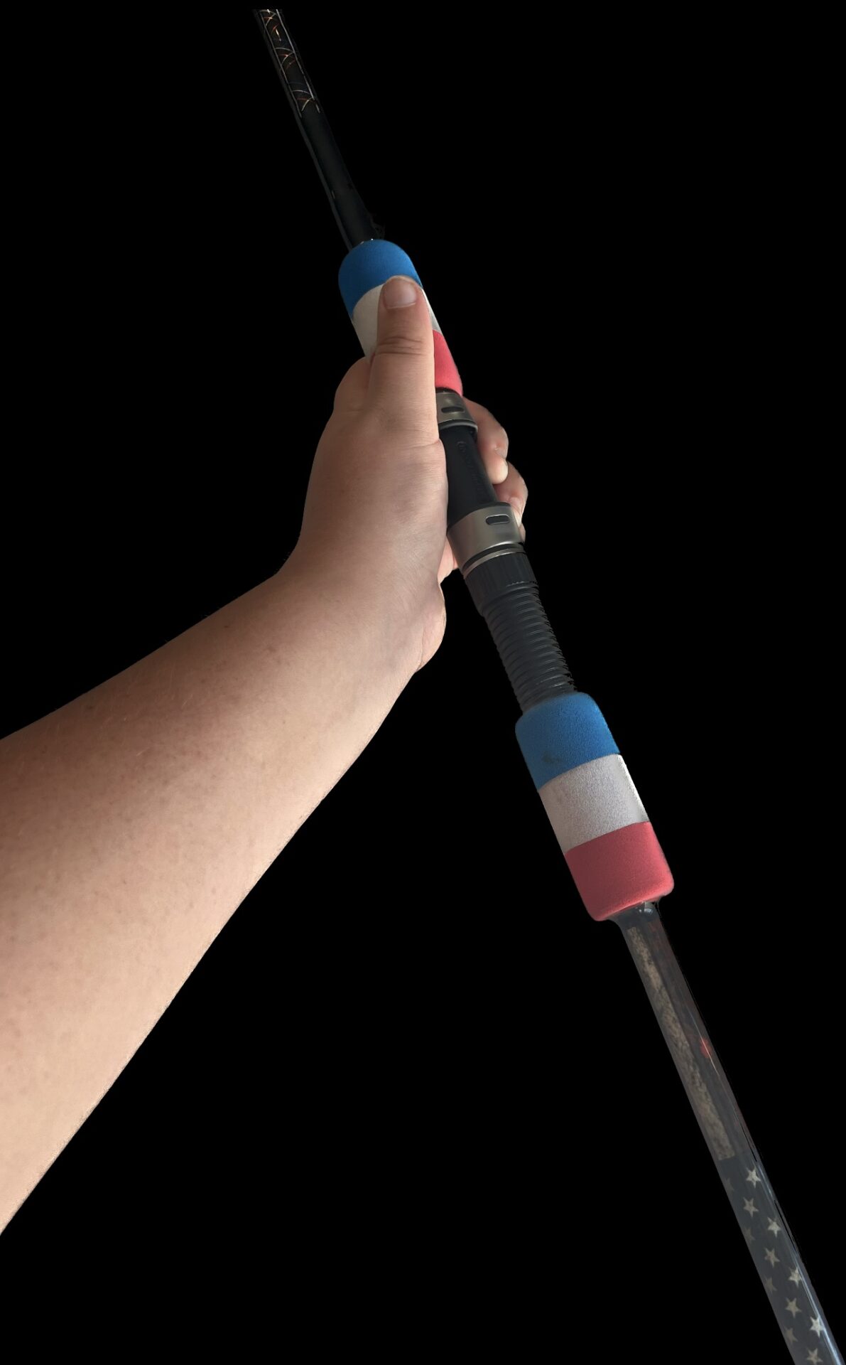 American Flag 7,6 12-25 lb. Heavy Spinning Rod - Native Rods